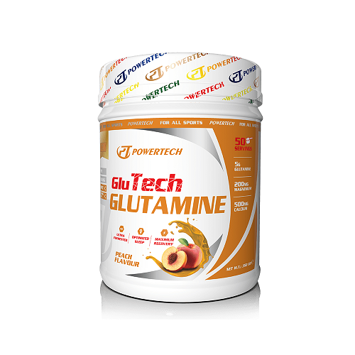 PowerTech Glutamine 350 Gr (şeftali aromalı
