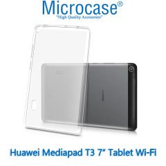 Microcase Huawei Mediapad T3 BG2-W09 7 inch WiFi Silikon Kılıf - Şeffaf (3G uymaz)
