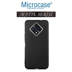Microcase Infinix Zero 8 Matte Serisi Silikon TPU Kılıf - Siyah