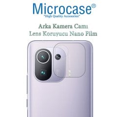 Microcase Xiaomi Mi 11 Pro Kamera Camı Lens Koruyucu Nano Esnek Film Koruyucu