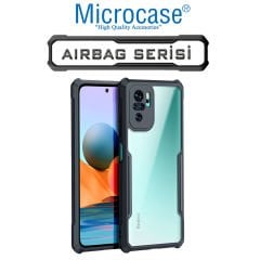 Microcase Xiaomi Poco F3 Airbag Serisi Darbeye Dayanıklı Köşe Korumalı Kılıf