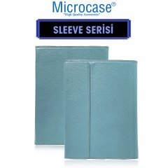 Microcase iPad Mini 6.Nesil 8.3 inch 2021 Sleeve Serisi Mıknatıs Kapaklı Standlı Kılıf - ACK101 Gök Mavi