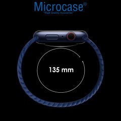 Microcase Amazfit Bip 3 Pro için 135 mm Esnek Hasır Örgü Kordon Kayış - KY34