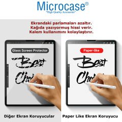 Microcase Samsung Galaxy Tab S6 Lite SM-P610 P610 Paper Like Kağıt Hissi Veren MAT Ekran Koruyucu