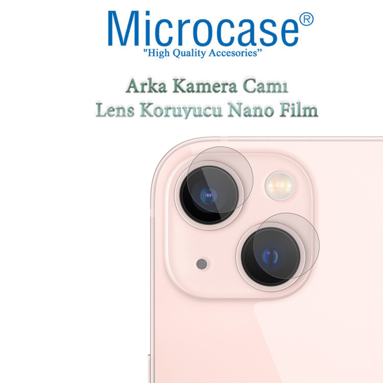 Microcase iPhone 13 Kamera Camı Lens Koruyucu Nano Esnek Film Koruyucu