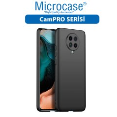 Microcase Xiaomi Poco F2 Pro CamPRO Serisi Kamera Korumalı Silikon Kılıf - Siyah