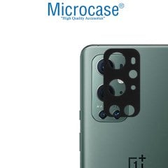 Microcase OnePlus 9 Pro Kamera Lens Koruma Halkası - Kapalı Tasarım Siyah