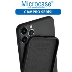 Microcase Iphone 11 Pro CamPRO Serisi Kamera Korumalı Silikon Kılıf - Siyah