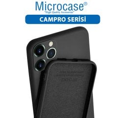 Microcase Iphone 11 Pro Max CamPRO Serisi Kamera Korumalı Silikon Kılıf - Siyah