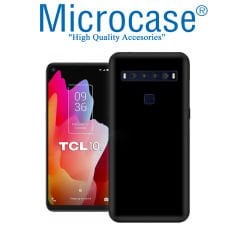 Microcase TCL 10 L / TCL 10 Lite 2020 Soft Silikon TPU Kılıf - Siyah