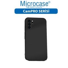 Microcase Huawei P30 Pro CamPRO Serisi Kamera Korumalı Silikon Kılıf - Siyah
