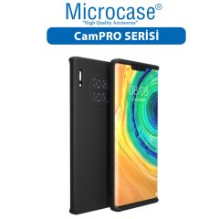 Microcase Huawei Mate 30 Pro CamPRO Serisi Kamera Korumalı Silikon Kılıf - Siyah