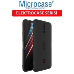 Microcase ZTE Nubia Red Magic 5G Elektrocase Serisi Kamera Korumalı Silikon Kılıf - Siyah