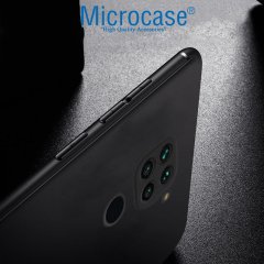 Huawei P Smart S Elektrocase Serisi Kamera Korumalı Silikon Kılıf - Siyah + Tempered Glass Koruma