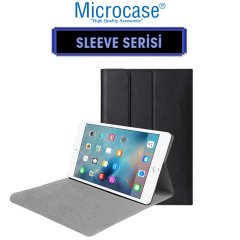 Microcase iPad Mini 4 7.9 inch Tablet Sleeve Serisi Mıknatıs Kapak Standlı Kılıf - Siyah