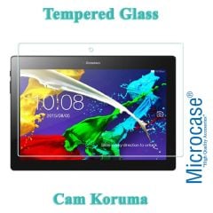 Microcase Lenovo Tab 10 10.1 inch Tablet Tempered Glass Cam Koruma