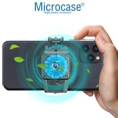 Microcase 4.7 - 6.5 inç Telefonlar için Ledli Soğutucu Fan 300 mAh Pil 4500 RPM - AL2657