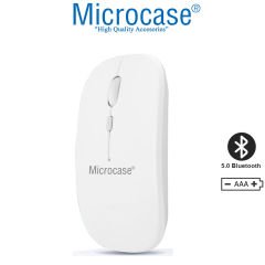Microcase 800-1200-1600 DPI Bluetooth Kablosuz Mouse - AL2722 Beyaz