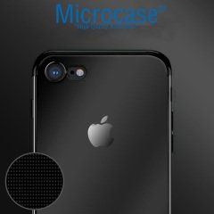 Microcase iPhone SE 2020 Plating Series Soft Silikon Kılıf - Siyah