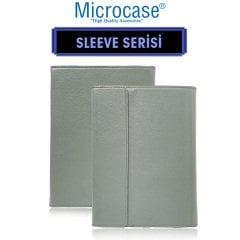 Microcase iPad 7.Nesil 10.2 inch 2019 Sleeve Serisi Mıknatıs Kapaklı Standlı Kılıf - Gri