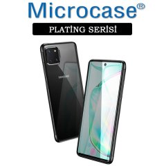 Microcase Samsung Galaxy Note 10 Lite - Galaxy A81 Plating Series Soft Silikon Kılıf - Siyah