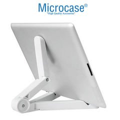 Microcase Lenovo Tab M10 10.1 4G ZA490043TR için Bluetooth Kablosuz Tablet Klavyesi + Tablet Tutucu Stand