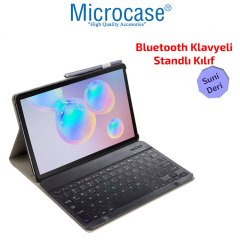 Microcase Samsung Galaxy Tab S6 10.6 Tablet T860 T867 Tablet Bluetooth Klavyeli Standlı Kılıf - BKK1