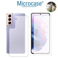 Microcase Samsung Galaxy S21 Full Ön Arka Kaplama TPU Soft Koruma Filmi
