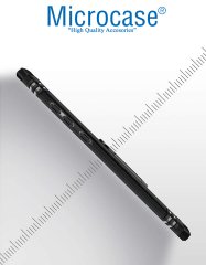 Microcase Huawei Mate 20 Anka Serisi Yüzük Standlı Armor Kılıf Siyah + Tempered Glass Cam Koruma (SEÇENEKLİ)