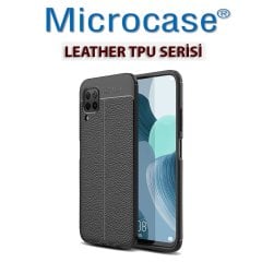 Microcase Huawei P40 Lite Leather Tpu Silikon Kılıf - Siyah