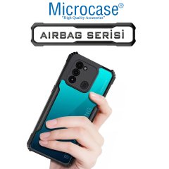 Microcase Tecno Spark 8C Airbag Serisi Darbeye Dayanıklı Tpu Kılıf