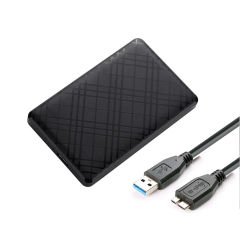 Microcase Taşınabilir Yüksek Hızlı 6Gbps USB 2.0/3.0 SATA 2.5 inch Harici Harddisk Kutusu - AL35162 Siyah
