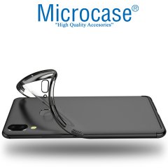 Microcase Samsung Galaxy A10s Plating Series Silikon Kılıf - Siyah
