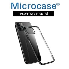 iPhone 12 Pro Plating Series Soft Silikon Kılıf - Siyah