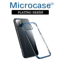 iPhone 12 Mini Plating Series Soft Silikon Kılıf - Mavi
