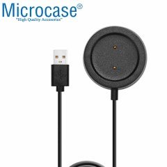 Microcase Xiaomi Amazfit Watch GTS - GTR için Manyetik Şarj Aygıtlı USB Kablo 1 Metre Siyah - AL2512
