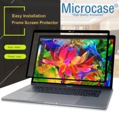 Microcase Macbook Air 13 Touch ID A2179 Frame Tam Korumalı Ekran Koruyucu Film