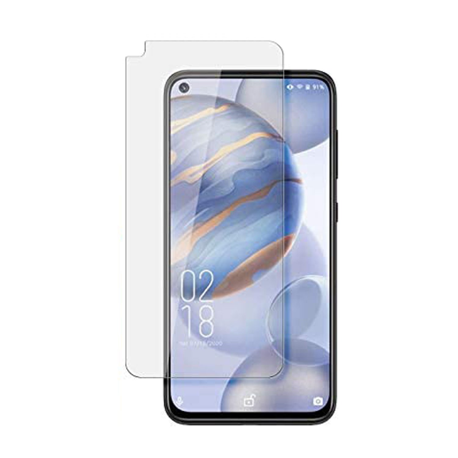 Microcase Oppo A96 4G Tempered Glass Cam Ekran Koruyucu