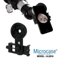 Microcase Dürbün , Teleskop , Mikroskop için Telefon Bağlantı Aparatı 25-45 mm - Model No AL2516