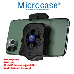 Microcase Cep Telefonu Soğutucu Fan 500 mah pil 400 rpm AL2523 Siyah