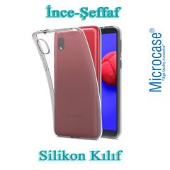 Microcase Samsung Galaxy A01 Core İnce 0.2 mm Soft Silikon Kılıf Şeffaf