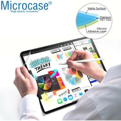 Microcase Xiaomi Pad 6 / Pad 6 Pro Paper Like Pencil Destekli Kağıt Hissi Veren Mat Ekran Koruyucu AL3289