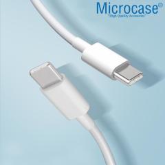 Microcase Type-C to Type-C 100W 5A Hızlı Şarj ve Data Kablosu - 2m Beyaz AL2717