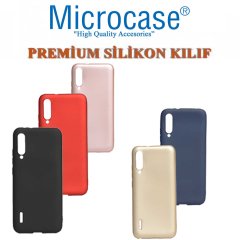 Microcase Xiaomi Mi A3 Mi CC9e Premium Matte Silikon Kılıf + Tempered Glass Cam Koruma (SEÇ)