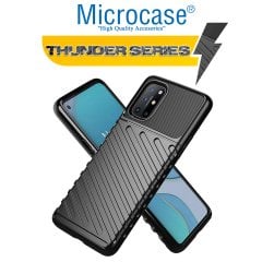 Microcase OnePlus 8T Thunder Serisi Darbeye Dayanıklı Silikon Kılıf - Siyah