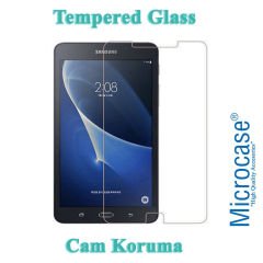 Microcase Samsung Galaxy Tab A6 T280Q T280 T285 T287 7 inch Tablet Tempered Glass Cam Koruma