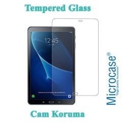Microcase Samsung Galaxy Tab A T580 T585 T587 10.1 inch Tablet Tempered Glass Cam Koruma