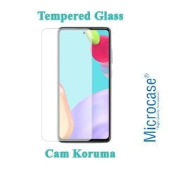 Microcase Samsung Galaxy A72 Tempered Glass Cam Ekran Koruma