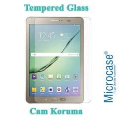 Microcase Samsung Galaxy Tab S2 T813 9.7 inch Tablet Tempered Glass Cam Koruma