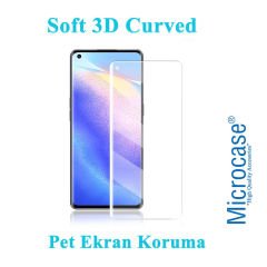 Microcase Oppo Reno 5 Pro Plus Full Ekran Koruma Curved 3D Pet Film